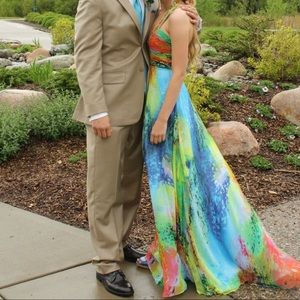 Beautiful Colorful Prom Dress